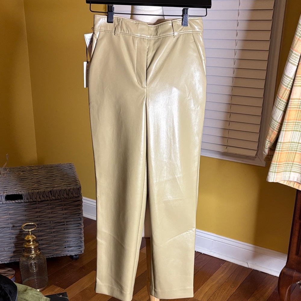Aritzia Babaton Faux Leather Straight Pant - Picture 5 of 9